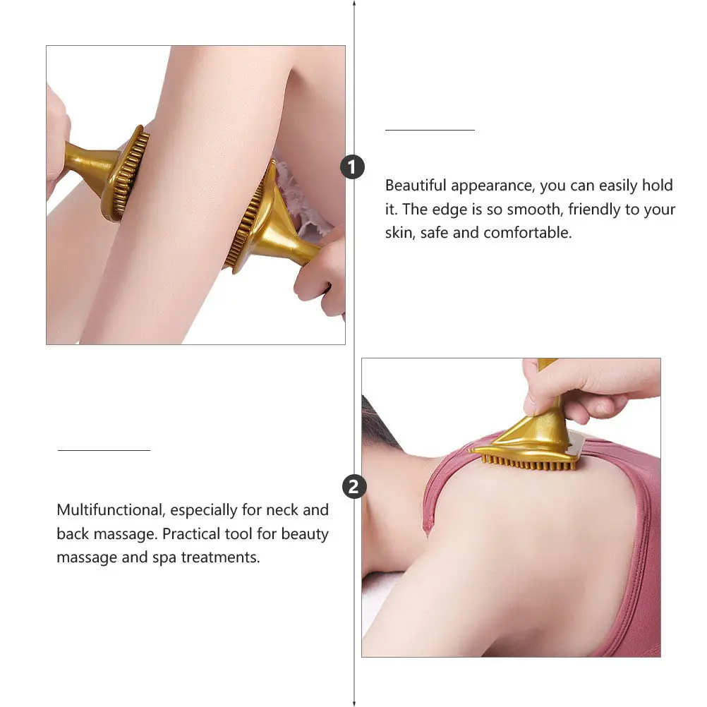 

Массажная доска Гуаша для расслабления кожи и тела: гладкий, приятный для кожи инструмент для массажа шеи и спины, щетка Гуаша