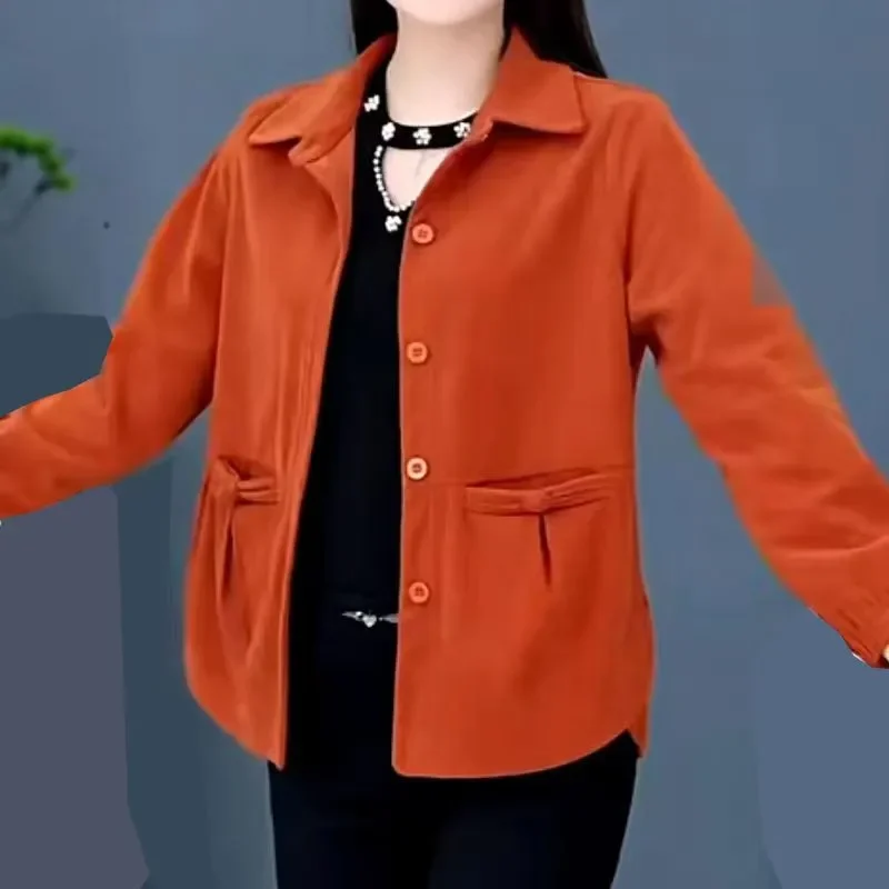 

Corduroy Short Jacket for Women's Autumn and Winter 2025 New Hot and Fashion Top