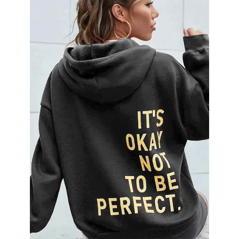 

2025 Европейская и американская модная модная многоцветная универсальная повседневная толстовка с капюшоном и длинными рукавами, свободная посадка