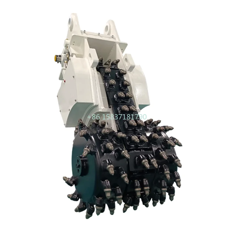 YG Chain Drum Cutter Attachments Hydraulic Milling Machine Construction Project Rotary Drum Cutter Milling Machine for Poland