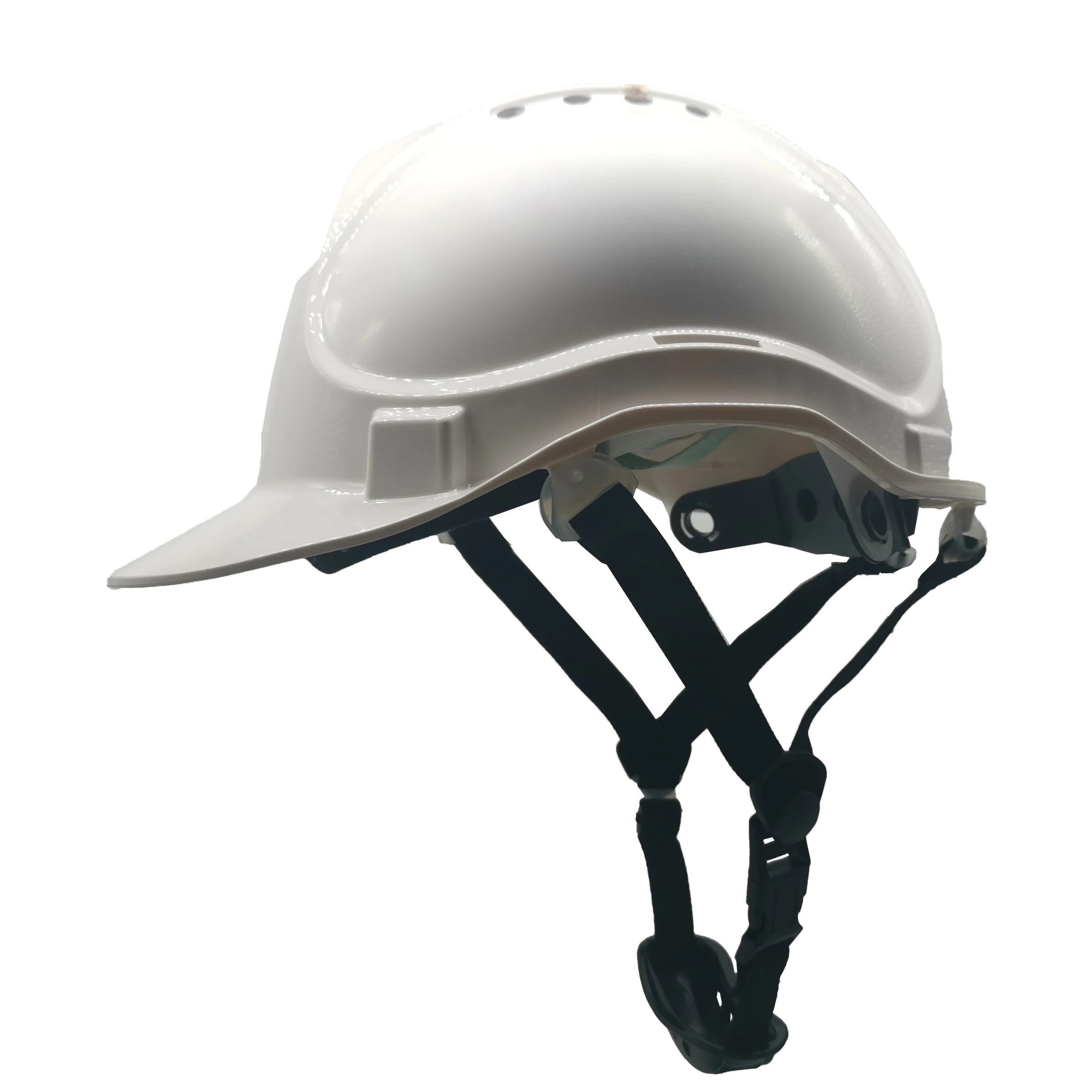 Casco de seguridad CE estilo gorra casco ventilado con carcasa ABS premium gorra de trabajo con suspensión de trinquete para consucción industrial