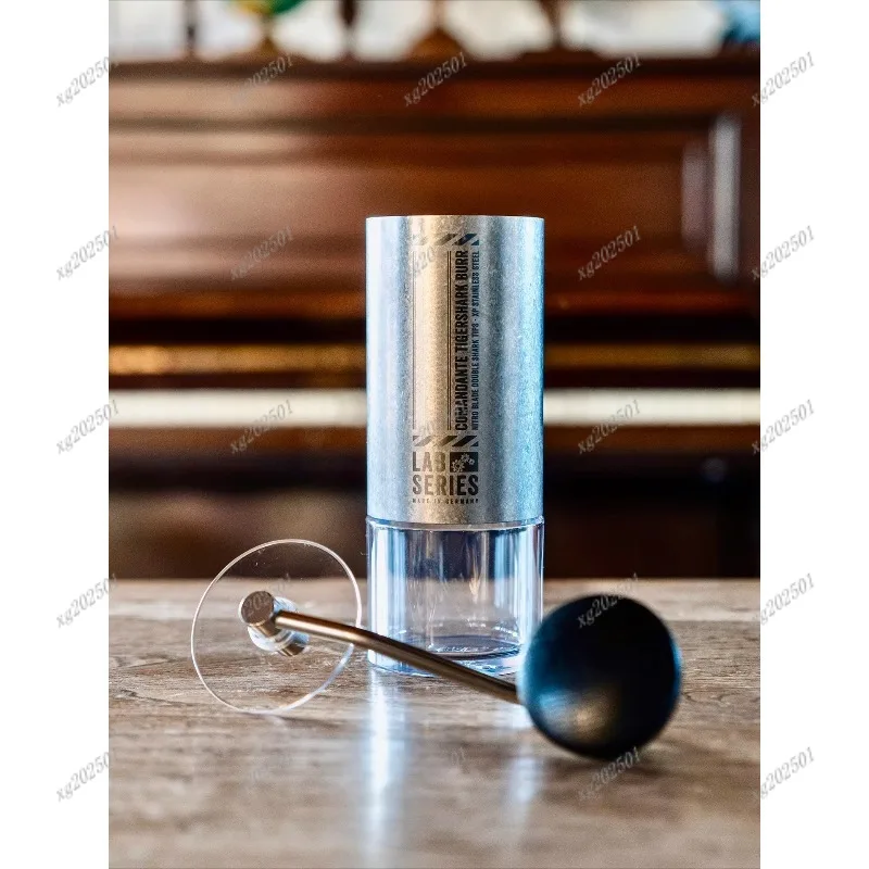 Commander C40 Manual Coffee Grinder - Germany Imported Tiger Shark Burr Hand Mill for Fresh Coffee Beans
