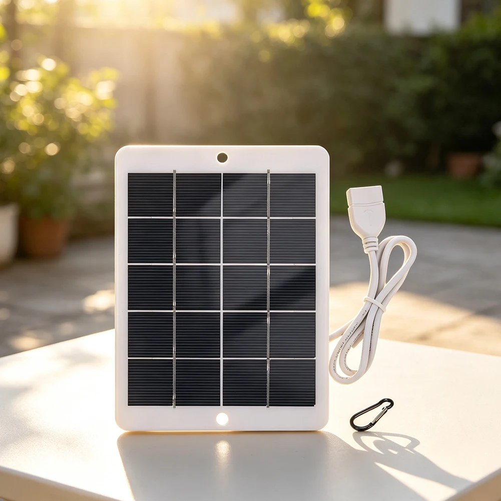 Monocrystalline Solar Panel For 3W 5V USB Charger for Smartphones Power Banks Outdoor Indoor Use 16x12cm Lightweight