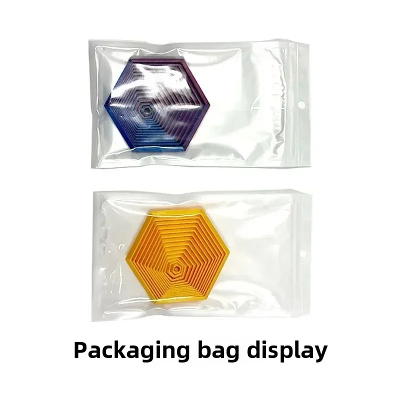 Fractal Fidget Hexagon – Jouet Anti-stress Imprimé 3D – Symétrie, Rotation, Sensoriel – Enfants Adultes