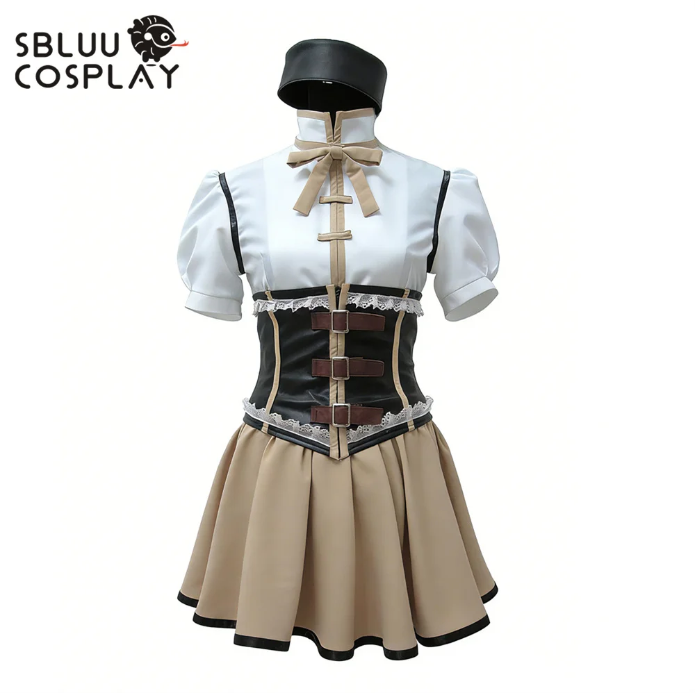 

SBluuCosplay Anime Tomoe Mami Cosplay Costume Outfit Role Play Uniform Halloween Carnival Party Custom Made