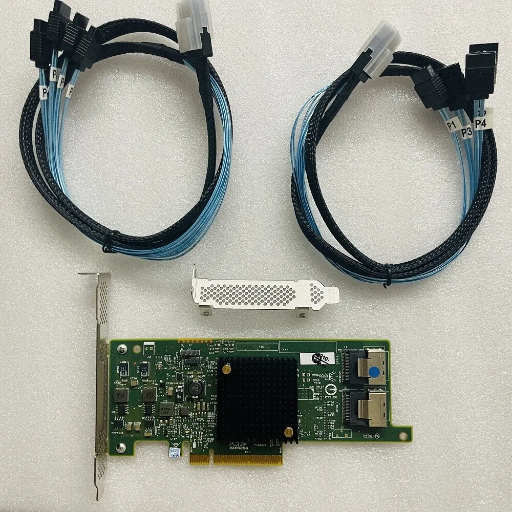H220 6Gbs HBA LSI 9205-8i 9207 P20 Modalità IT per ZFS FreeNAS unRAID 2* SFF8087
