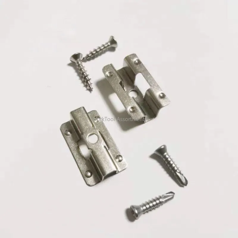 200pcs  U-shaped outdoor floor fasteners, stainless steel clips, plastic floor fasteners, bamboo floor fasteners