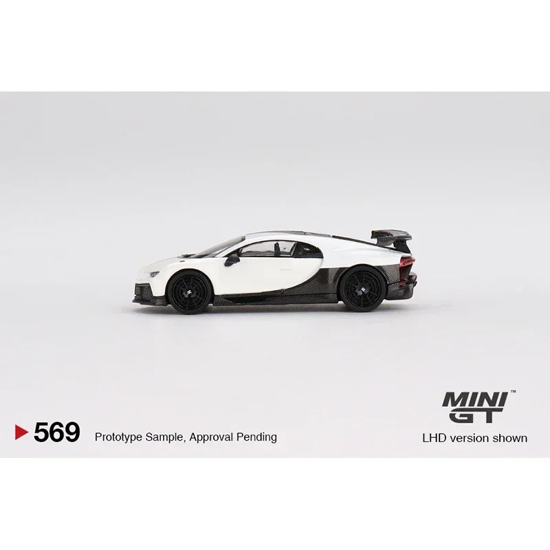 مجموعة ألعاب طراز الديوراما من MINIGT-Diecast ، Chiron Pur ، Sport White ، 1:64