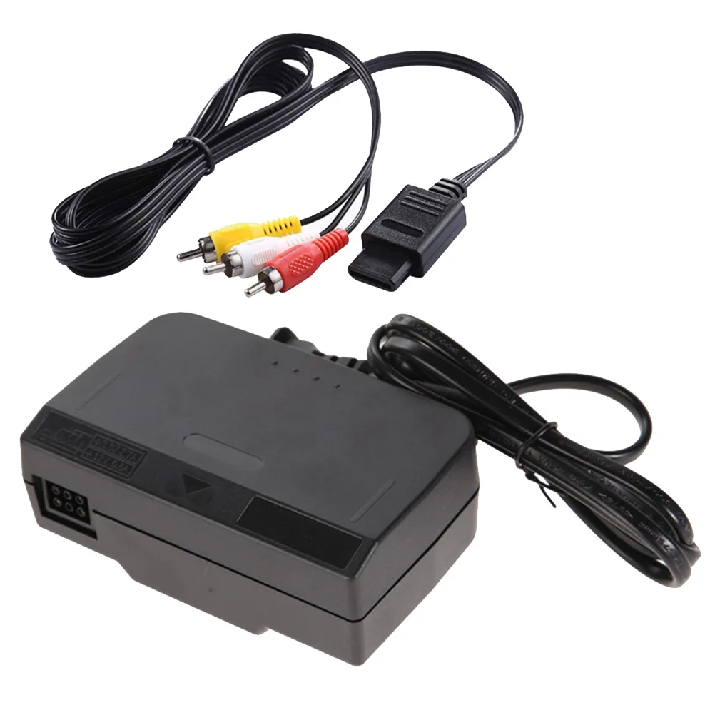 1 ensemble 1 ensemble adaptateur secteur pour Compatible pour Console de jeu conception Portable alimentation pratique sûre noir