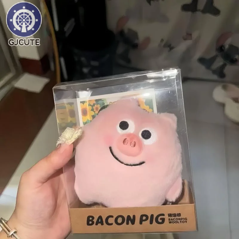 

Cute Backpack Pendant, Pink Pig Bacon, Soft Plush Hand Puppet Toy
