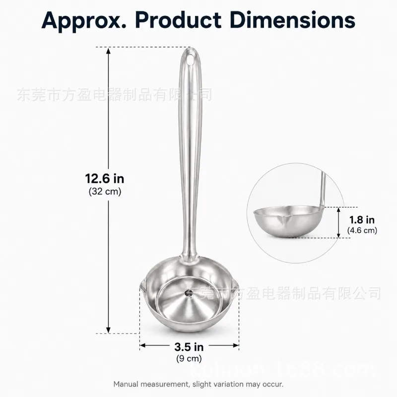 stainless steel soup spoon for home use, high-aesthetic water-polishing process, modern minimalist long-handled spoon tableware