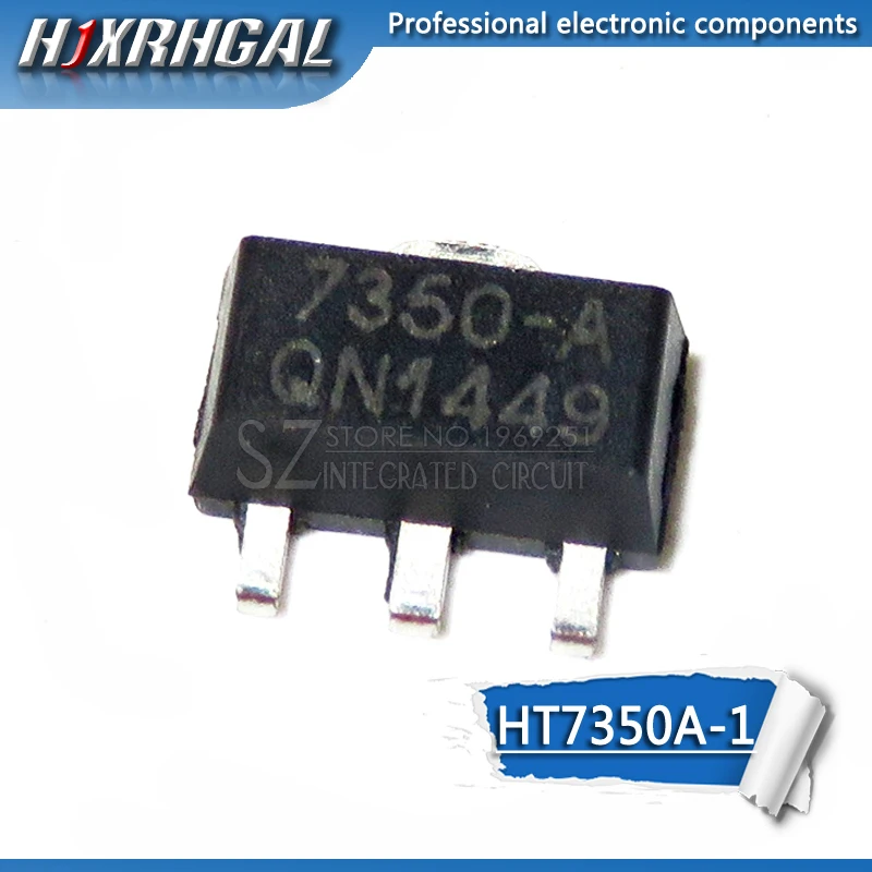 50pcs HT7350 HT7350-1 7350-A HT7350A-1 SOT-89 Low Power Consumption LDO new and original HJXRHGAL