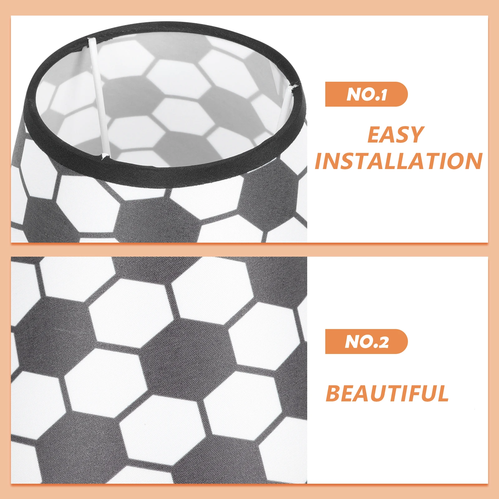 

Fabric Lampshade Vintage Home Decor Table Light Cover Ceiling Shade Accessories Metal Cloth Lighting Attachment