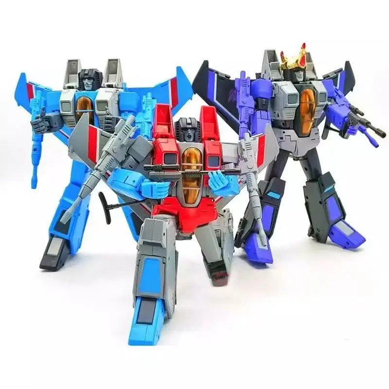 In Stock Transformation Starscream Ver.2.0 KO MP-52 SW Skywarp MP-52+ Thundercracker MP-52 Action Figure Model Toys Gifts