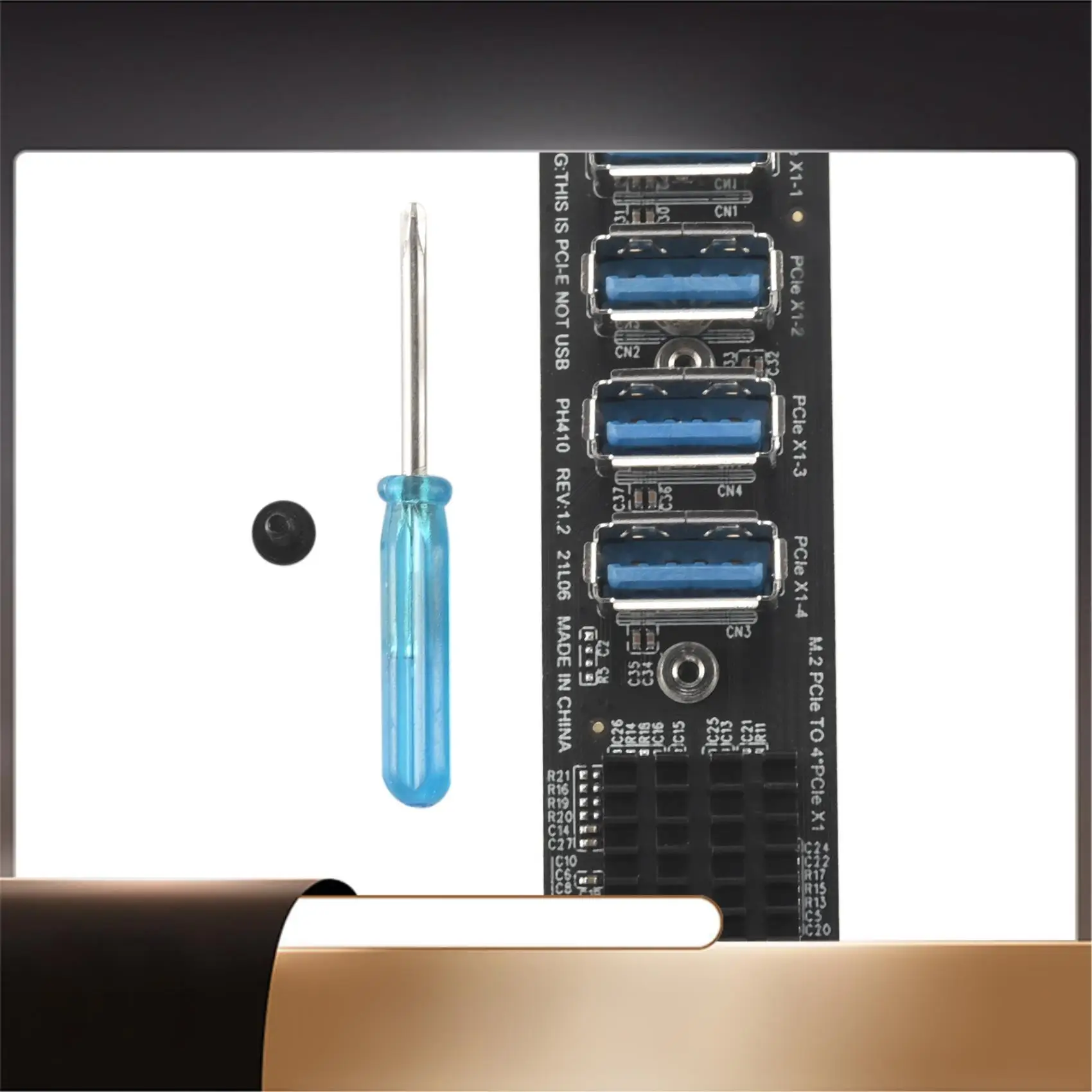 

Карты расширения M.2 M-Key Pcie M.2 к Pci-E X1 4-портовый адаптер расширения видеокарты USB3.0 ASM1184E Адаптер M.2-N35R