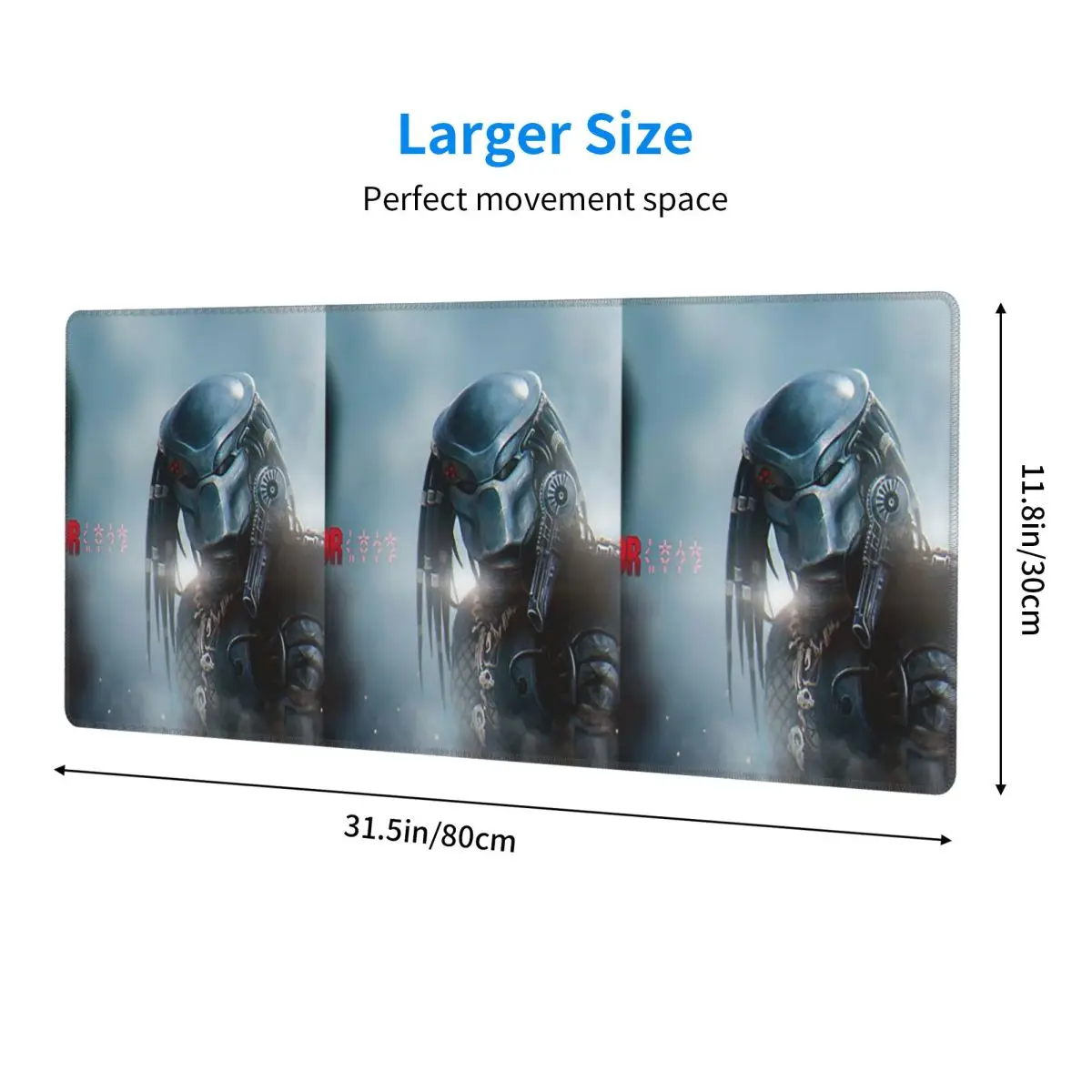 Predator Wallpaper Large Mouse Pad Computer Keyboard Mouse Mat Gamer PC Laptop Desk Mat Office Accessories Table Mats