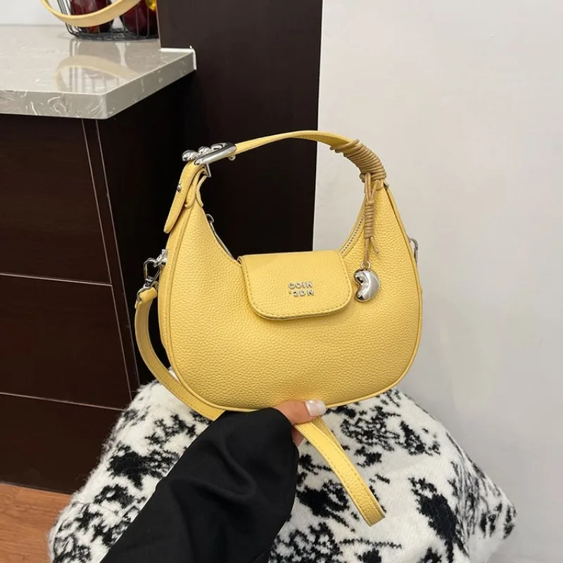 여성용 학생 가방 캠퍼스 스타일 크로스 바디 백 언더암 숄더 백 캐주얼 패션 필수품