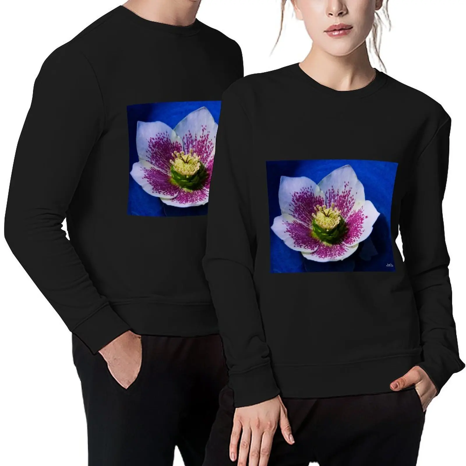 

Hellebore Flower Head Pullover korean style clothes men wear mens designer clothes autumn new products men sweatshirt