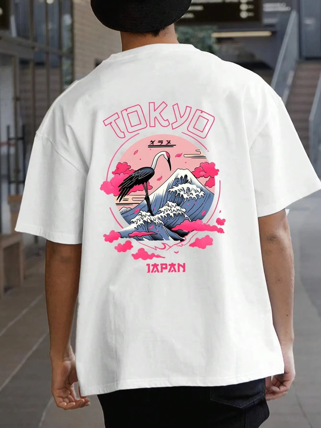 

Tokyo Men Cotton T-shirt Luxury Brand Fashion Big Size Top Casual Short Sleeve Streetwear Classic Print New Arrival Tee S-4XL