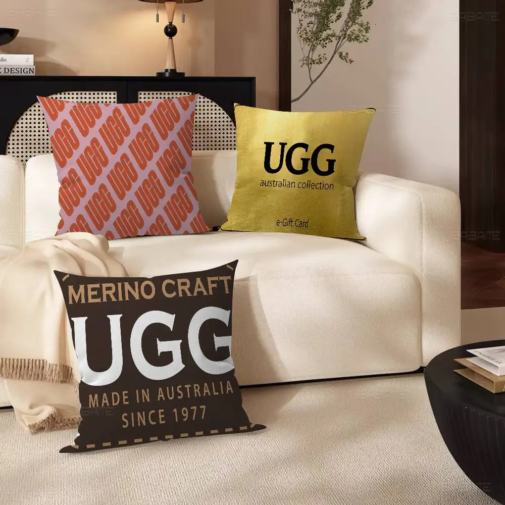 Cool U-UGGS funda de almohada toon regalo funda de cojín dormitorio hogar sofá silla asiento decoración funda de almohada