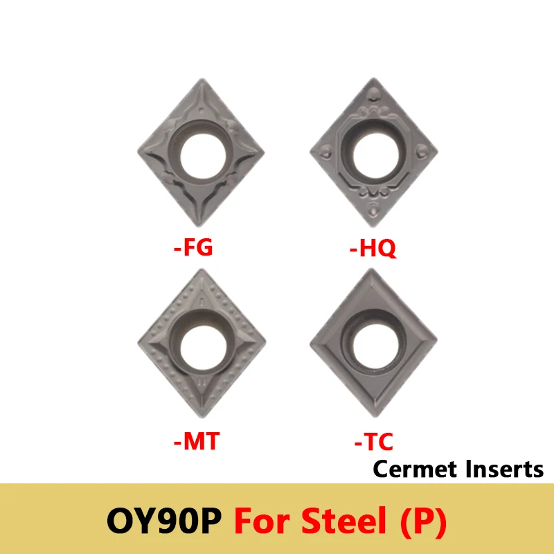 CCMT CCMT060202 CCMT060204 CCMT060208  CCMT09T304 CCMT09T308 HQ MT FG PS OY90P Carbide Inserts CNC Lathe Cutter Tools CCMT0602