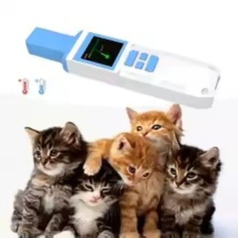 

colour screen 134.2Khz ISO11784/85 FDX-A,FDX-B,HDX temperature chip reader RFID microchip scanner for pregnant cats dogs pets