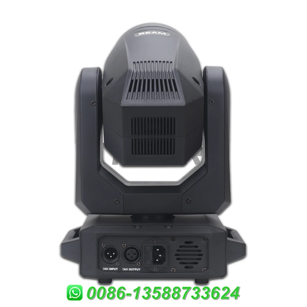 Imagem -05 - Moving Head Beam Spot Light Rainbow Effect 18prism 200w Sight Lighting Effect Disco Party Club Bar Lamp dj Pcs por Lote