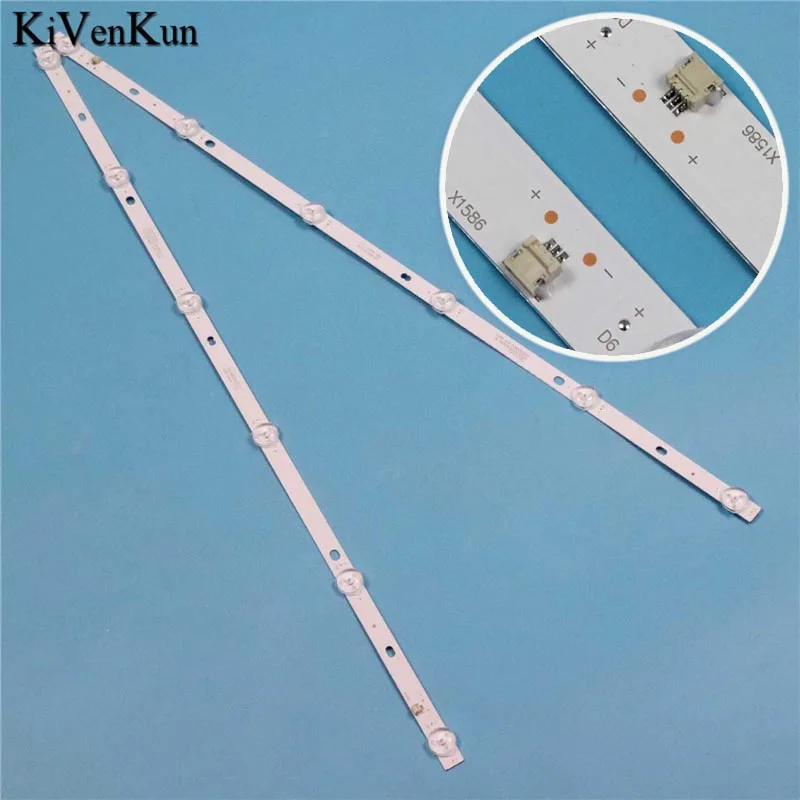 LED TV Bands Bars DLED32XMDG 2X6 0005 Backlight Strip For ONN ONA32HB19E03 Array Bands DLED32KJAH 2X6 3004 Matrix Planks Tapes