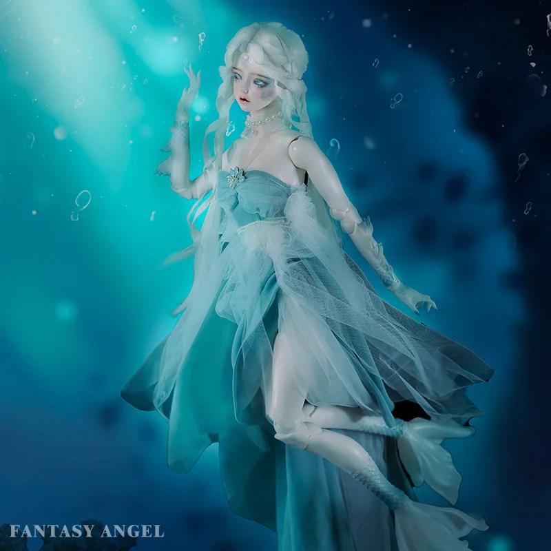 Fantasy Angel 1/3 BJD Doll Hera Fanstay Siren Mermaid Doll Fish Body BJD Resin Toy Ball Jointed Dolls