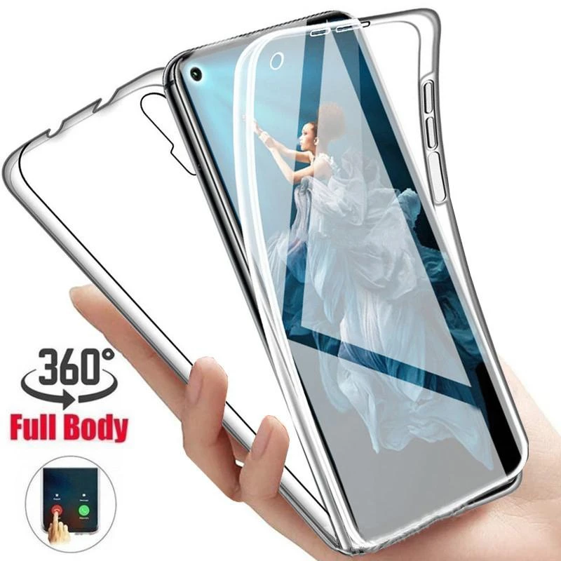 360 Full Body Clear Case for Samsung Galaxy A15 A05 A35 A55 A54 A34 A24 4G A14 A03 A23 A53 A73 A33 A52 A32 A22 5G A51 Back Cover