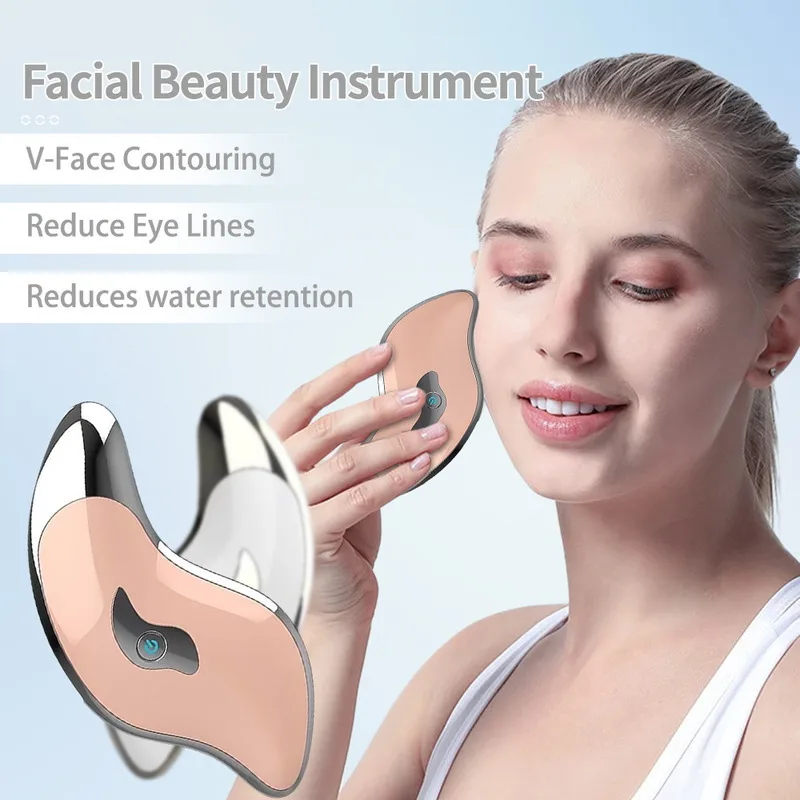 เครื่องนวดหน้าSlimmingเครื่องมือผ่อนคลายกล้ามเนื้อยกกระชับความงามไฟฟ้าFacial Scraperนวดส่งเสริมการเผาผลาญ