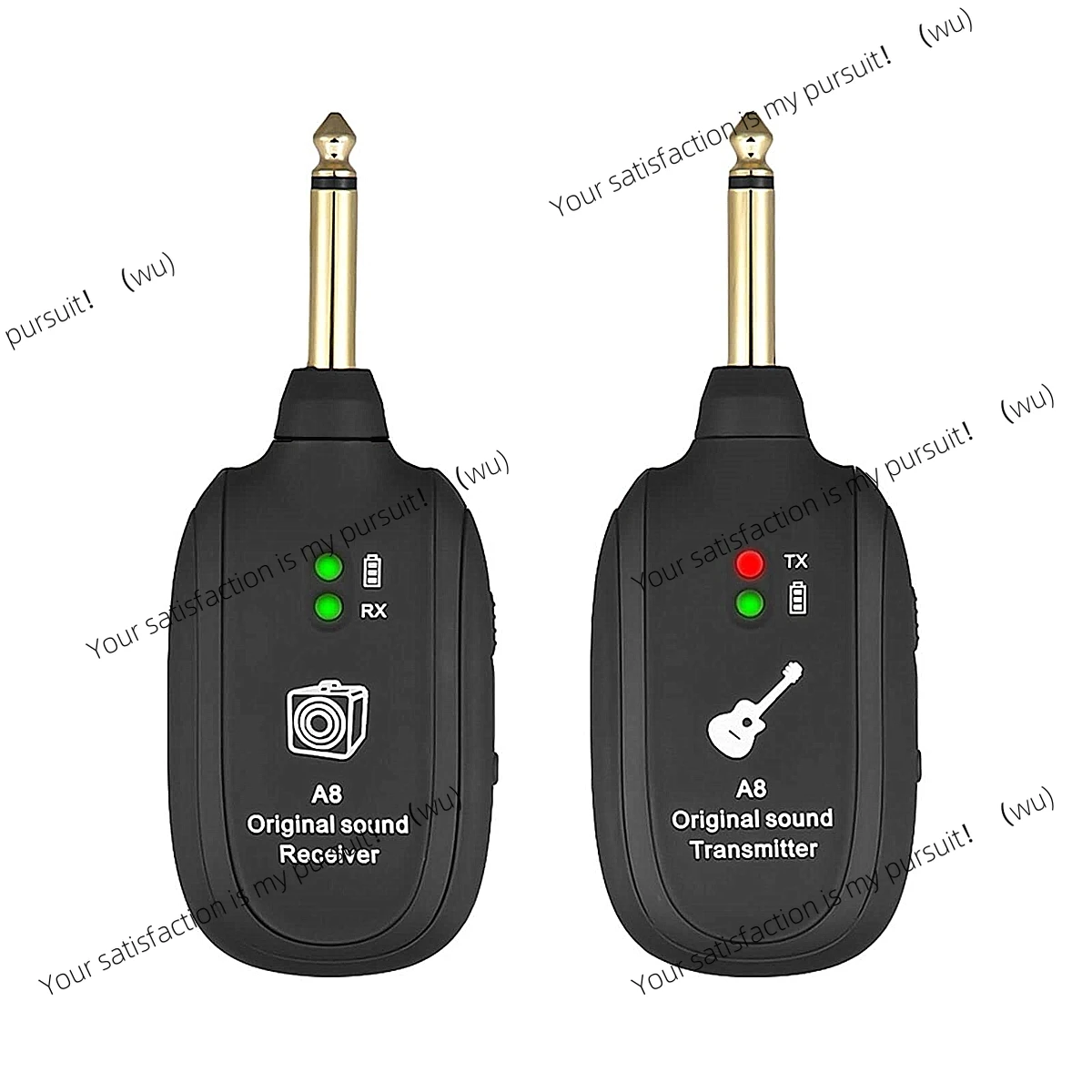 A8 Wireless Guitar System Built-in 4-channel wireless guitar transmitter receiver for electric guitar bass violin