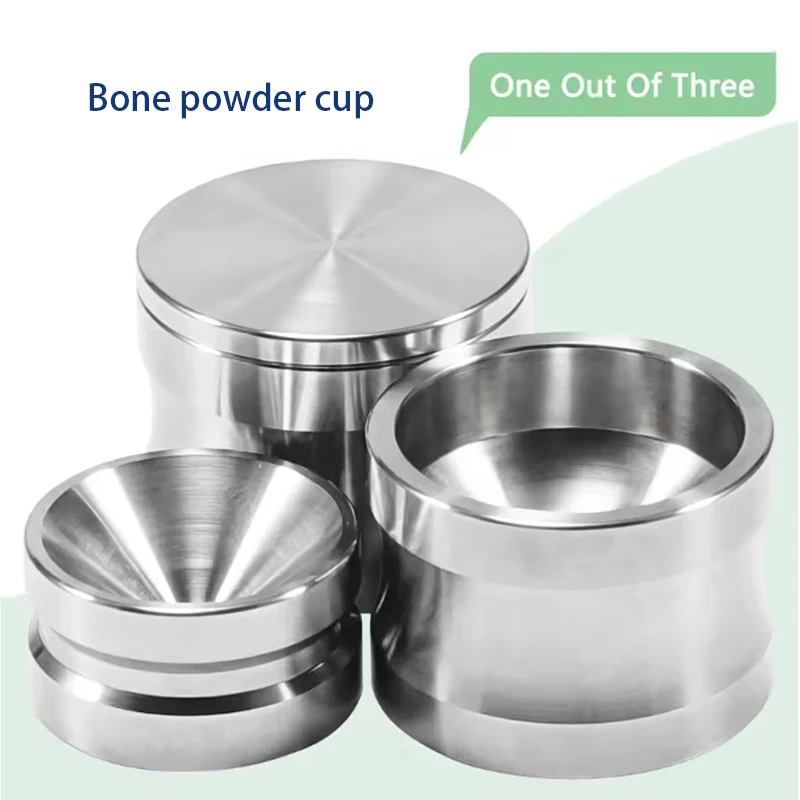

1pc Dental Bone Powder Mixing Bowl Stainless Steel Bone Powder Bowl Implant Bone Powder Mixing Cup Dental Instruments