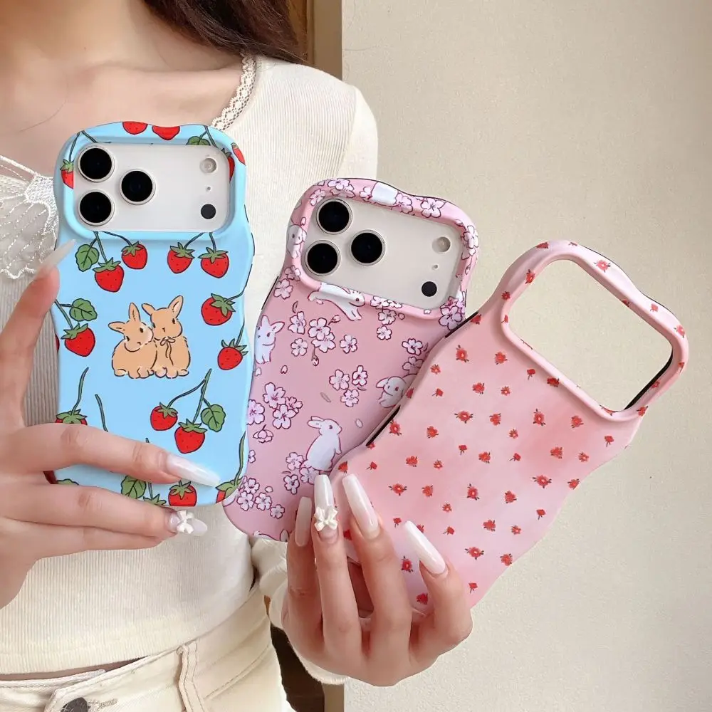 

Fashion Colorful Rabbits Phone Case for iPhone 17 16 15 14 13 Pro Max with Protective Cover