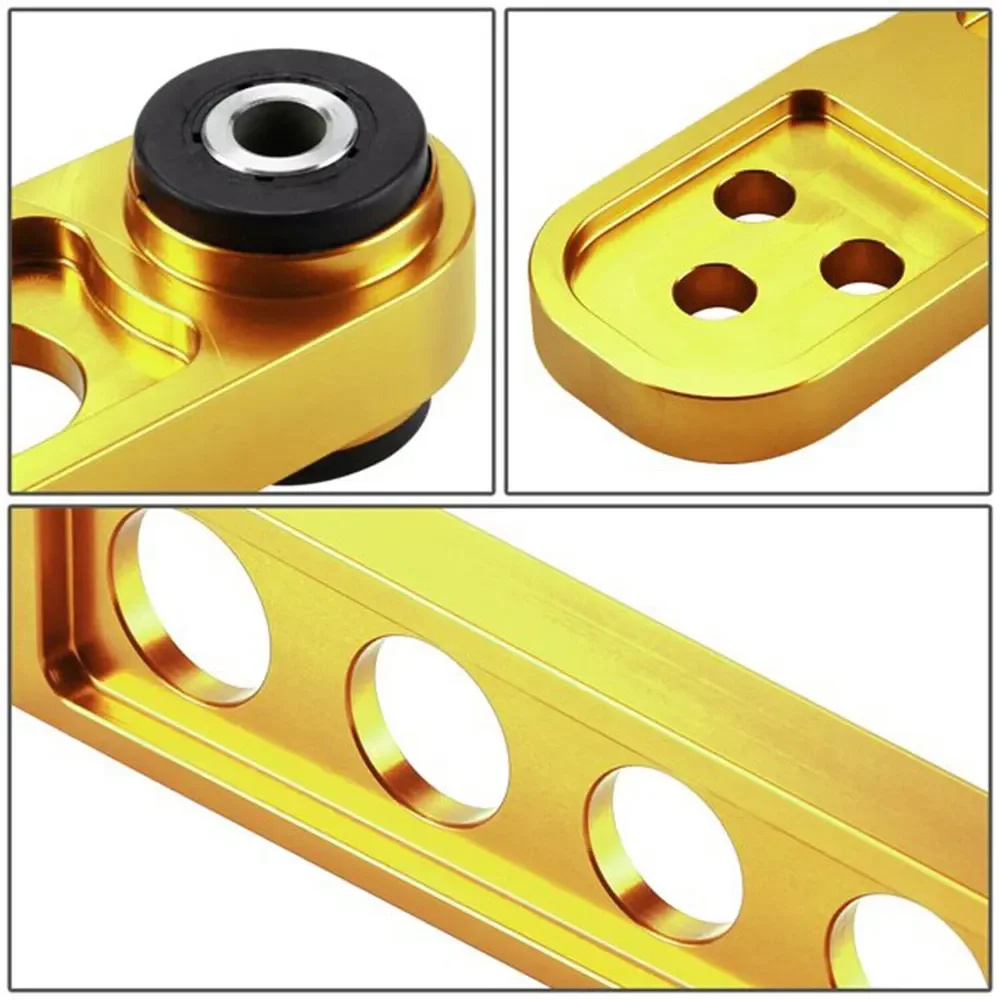 Aluminum Rear Suspension Complete Kit Subframe Brace & Tie Bar & Lower Control Arms For Honda Civic Si ES EM EP3 01-05