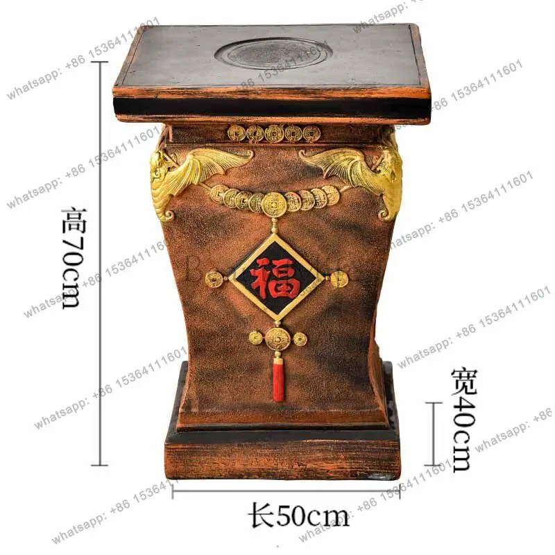 

Feng Shui floor ornament entrance living room opening lucky gift