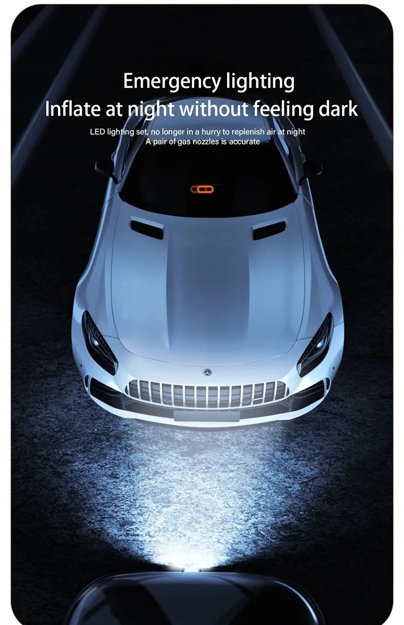 

New Car Jump Starter Air Pump Power Bank 4W 1 air compressor output power bank indicator LED starter pump Eva bag