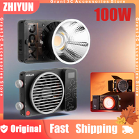 ZHIYUN MOLUS X100 Pro 100W COB LED Video Light Handheld Portable Pocket Lights for Photography Video Outdoor Shooting Lighting
