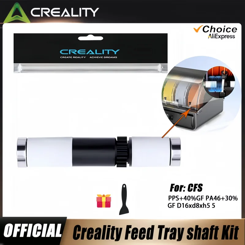 Creality CFS Front Tray Shaft Kit, Ensure Multi Color 3D Printer Automatically Filament System Smooth Filament Feed and Return