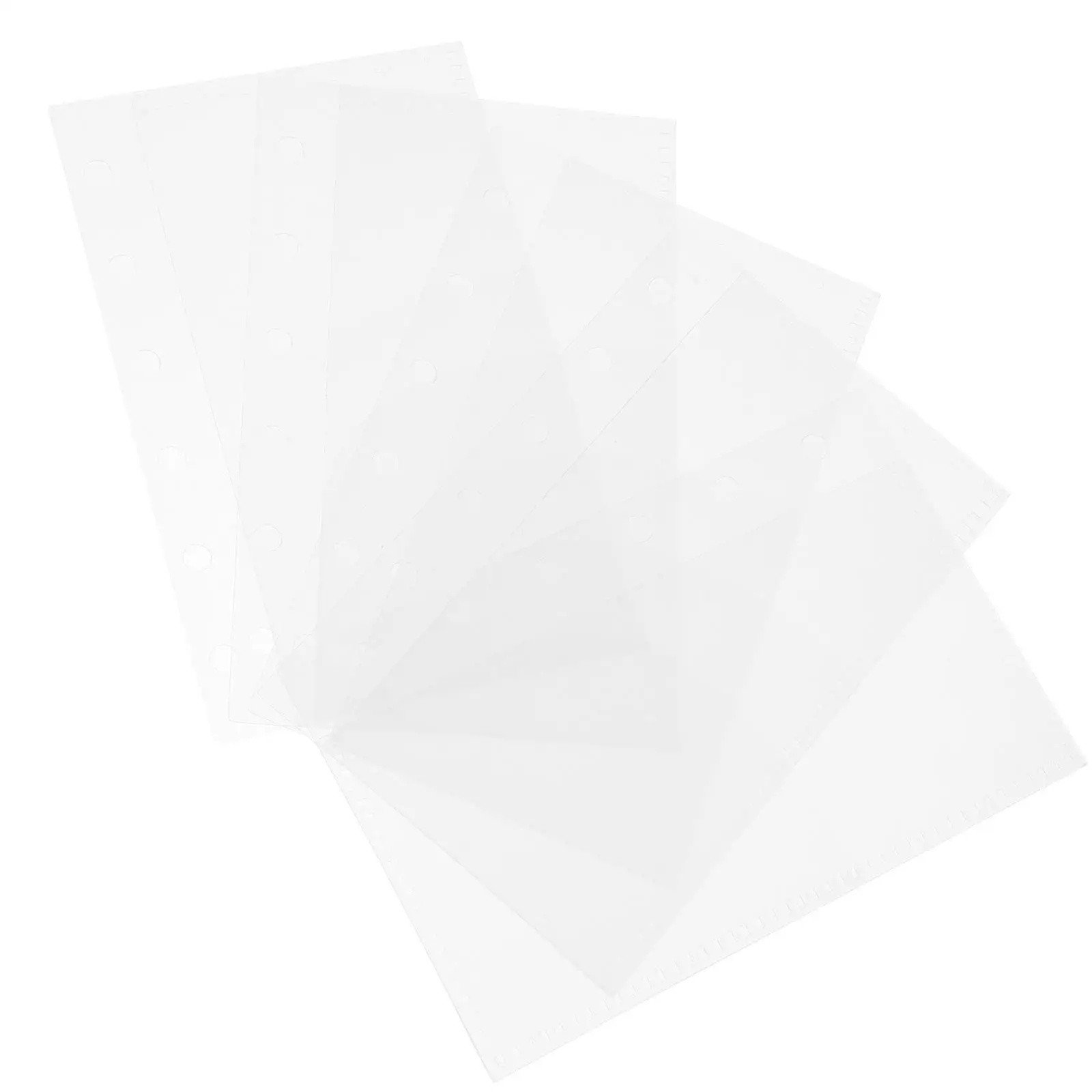 

Loose Leaf Pocket PP Double Layer Cash Bag 6 Hole Binder Insert Accessories Notebook Planner File Folder Storage