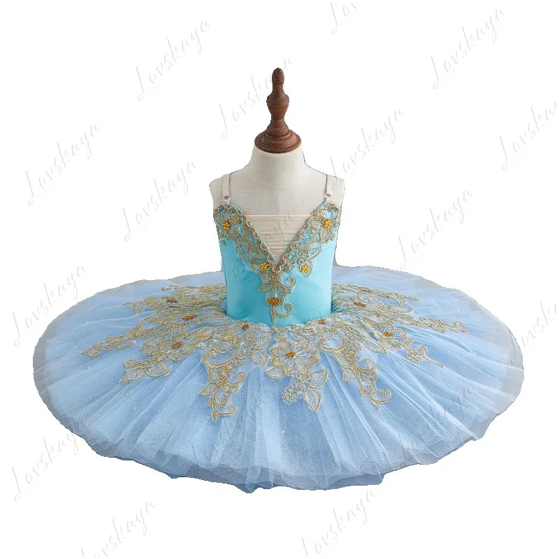 

Детское профессиональное балетное платье «Спящая красавица», костюм для выступлений «Маленький лебедь», платье-пачка для детей