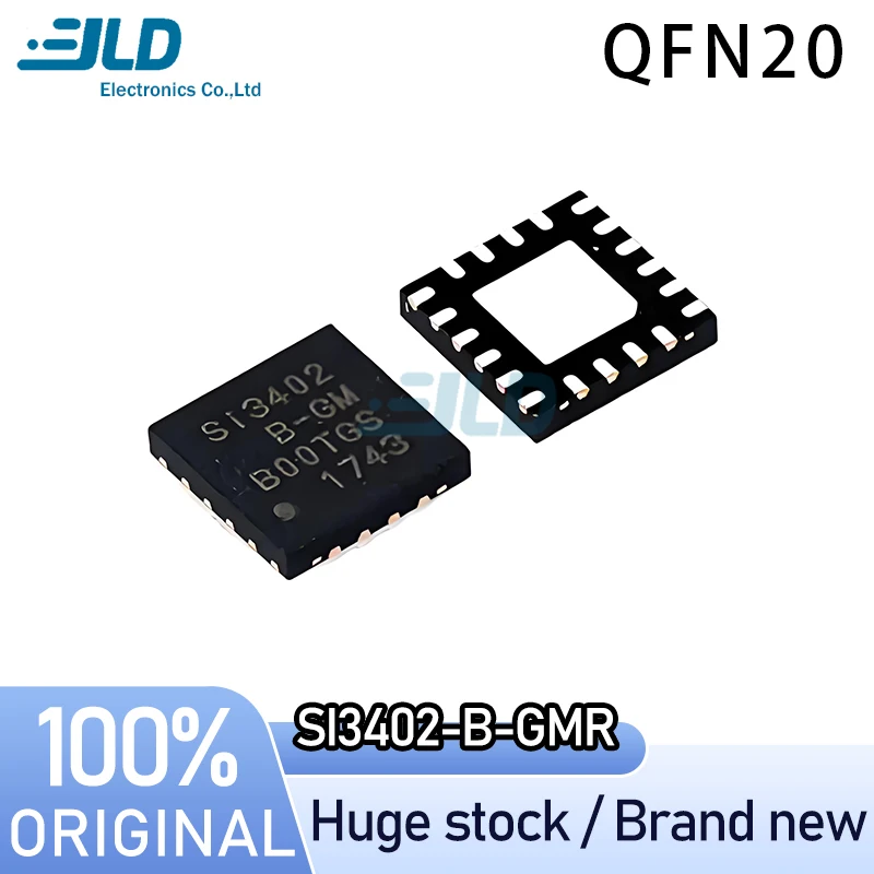 (3-10piece) 100% New SI3402-B-GMR QFN20 Chipset Professional one-stop ordering  Adequate stock Chip Electronics
