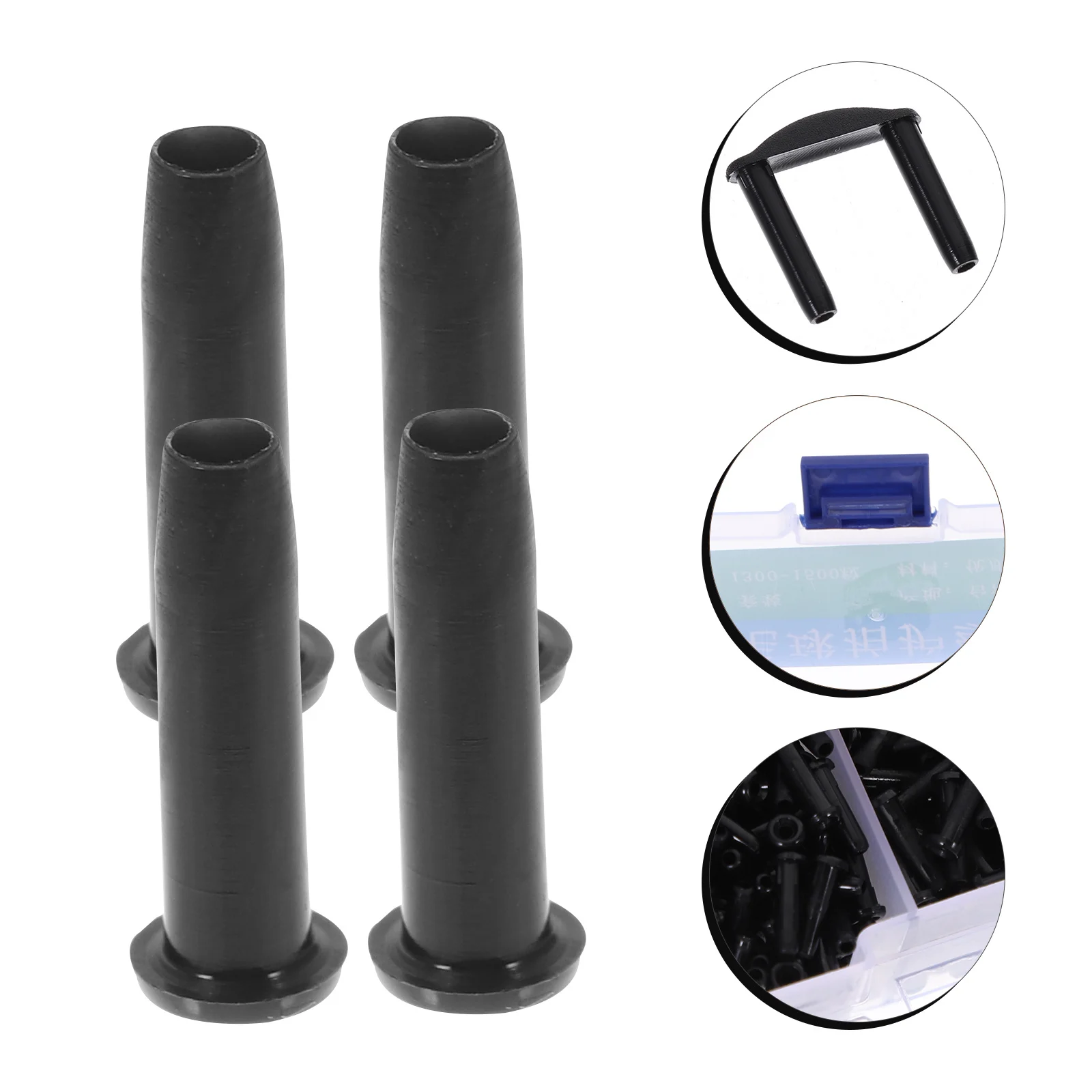 

1 Box Badminton Racket Grommets Nylon Eyelets Guard Tube Protector String Frame Replacement Lightweight Badminton Accessories