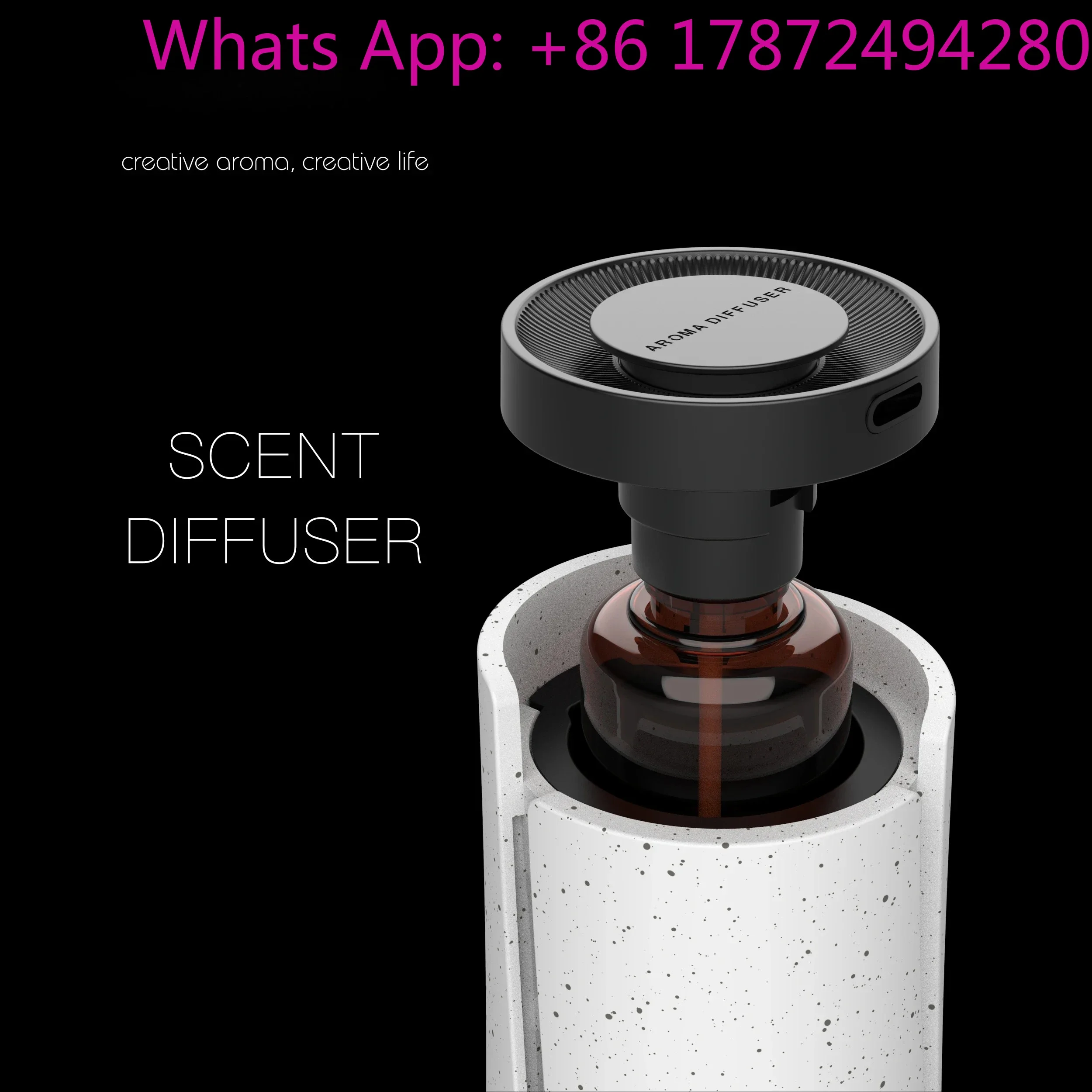Smart Control Electric Aroma Diffuser USB Powered Intelligent Fragrance Oil Scent Machine for Home And Office Use