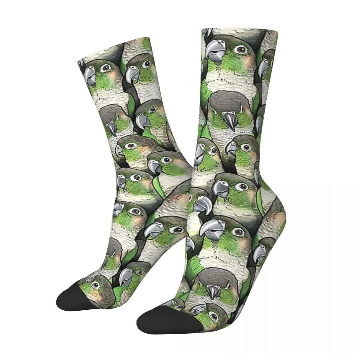 

Green-cheeked Conures Socks Sweat Absorbing Stockings All Season Long Socks Accessories for Man's Woman's Christmas Gifts