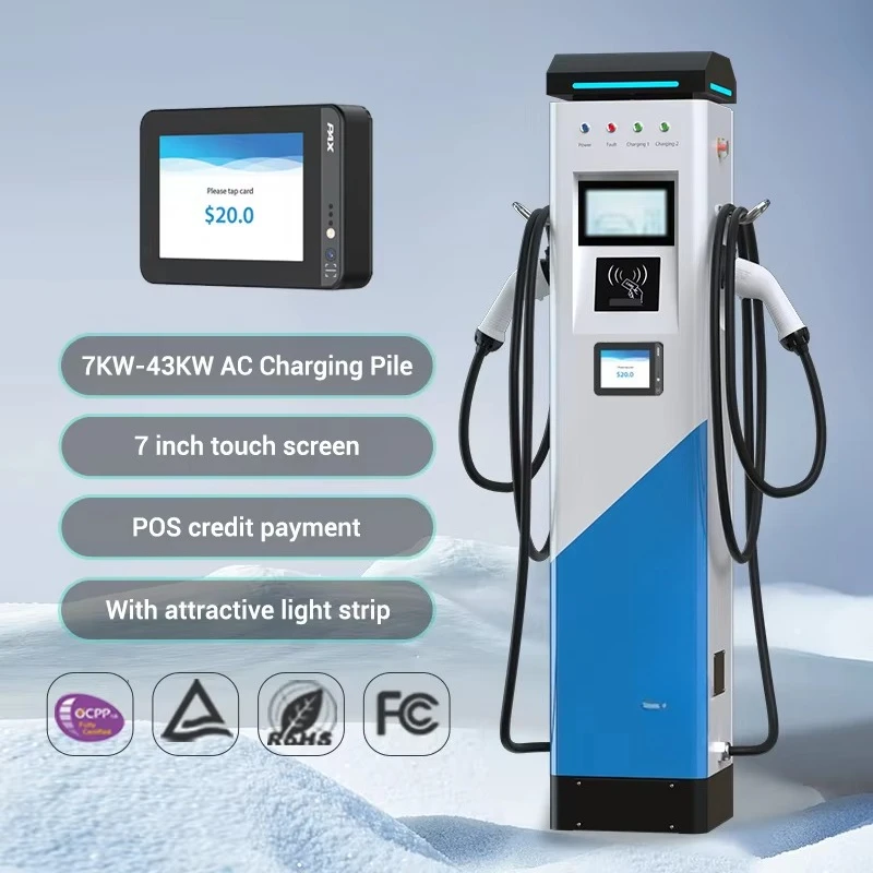 New High-performance BLUESKY 2  86kW Public Electric Vehicle Charging Station with Integrated AC Charger