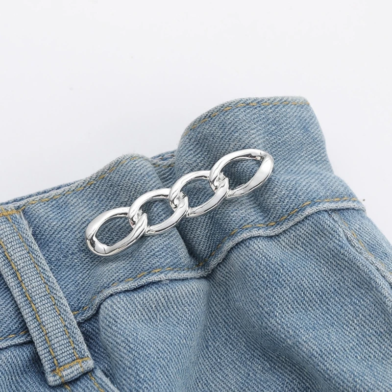 Pino broche cintura jeans multiuso para homens mulheres cintura cincher aperto pino 3 peças