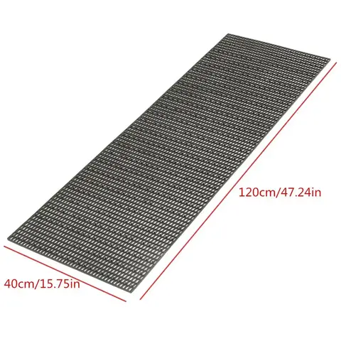 120x40cm Grill Honeycomb Hexagon Mesh Grille Universal Hood Vent Racing Grills ABS Plastic Spoiler Bumper Vents