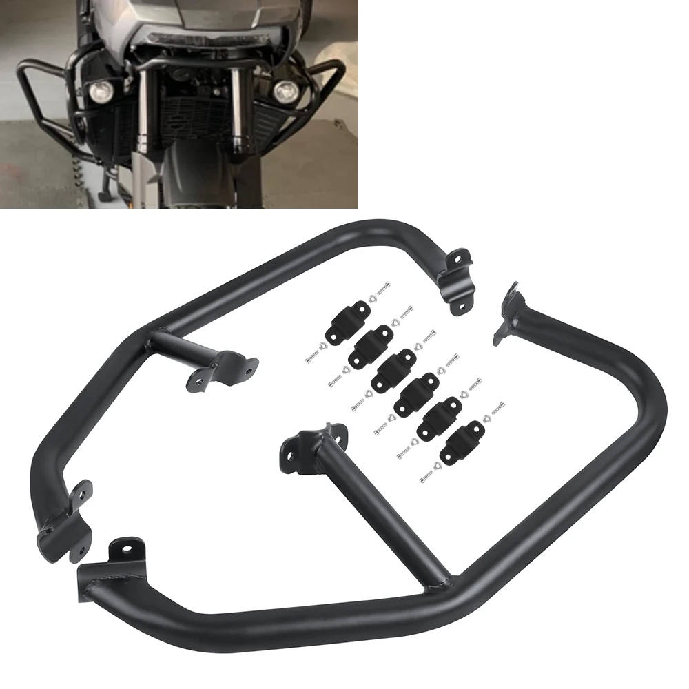 Compatible with Harley PAN AMERICA 1250 RA1250 S ADV PA1250 2021-2023 Highway Engine Guard Crash Bar Bumper Stunt Cage Protector