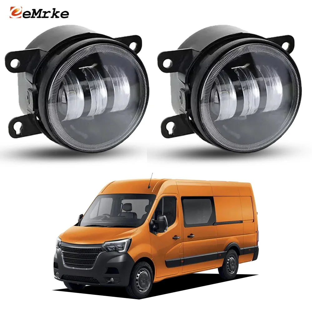 

Суперяркие светодиодные противотуманные фары PTF DRL, аксессуары для тюнинга автомобиля Renault Master Ph3 2020 2021 2022 2023 2024